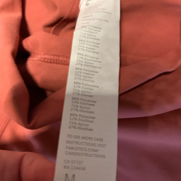 Fabletic, rustí color leggings M - Picture 3 of 4